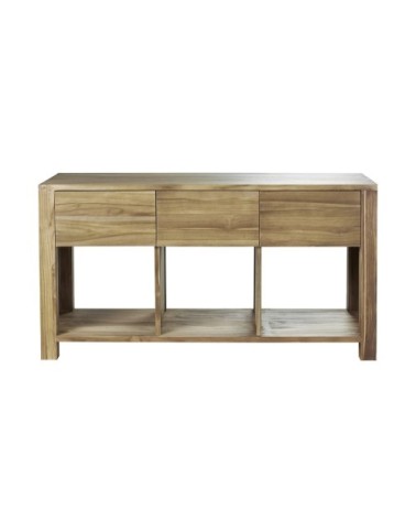 Meuble double vasque en teck massif 145 cm