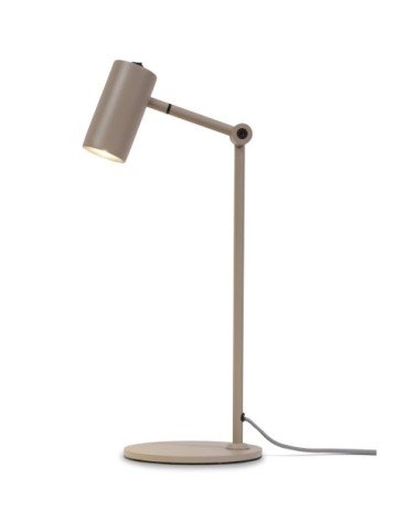 Lampe de table inclinable beige H40cm