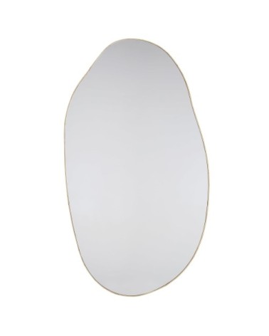 Miroir organique beige, 75x130 cm