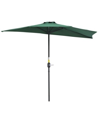 Demi parasol balcon vert
