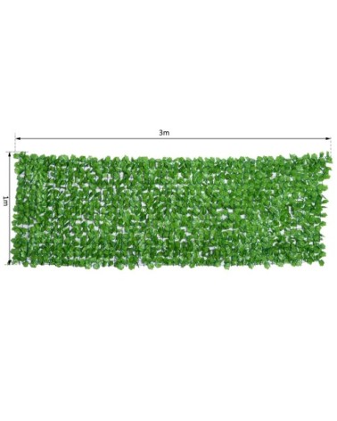 Haie artificiel érable brise-vue 3L x 1H m