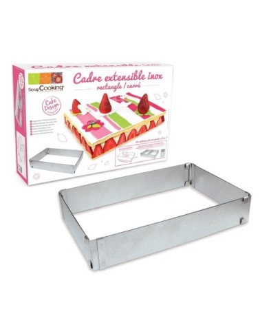 Cadre à pâtisserie extensible rectangle