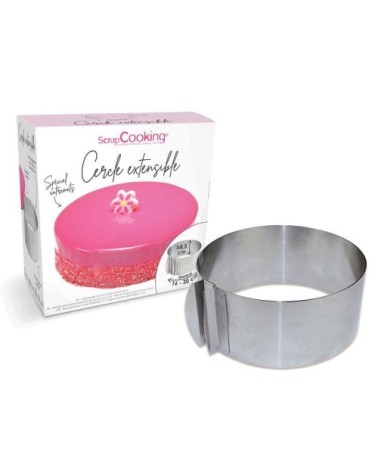 Cadre à pâtisserie extensible rond