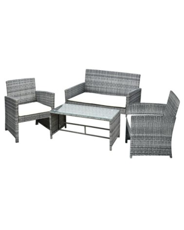 Ensemble salon de jardin 4 places