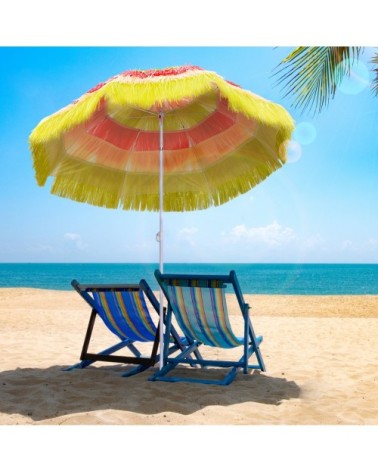 Parasol design Hawaï multicolore