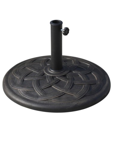 Pied de parasol base de lestage rond