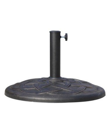 Pied de parasol base de lestage rond