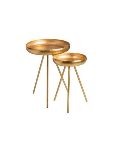 Set de 2 tables d'appoint gigognes