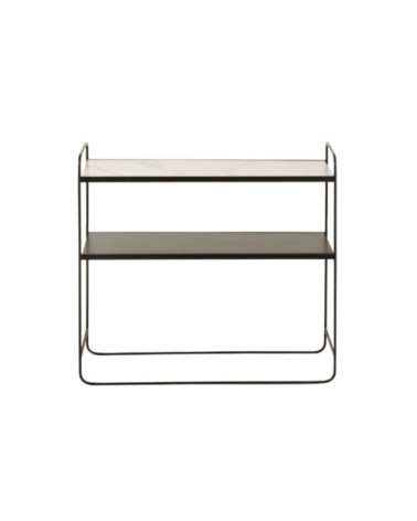 Console moderne en métal marbrée