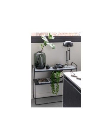 Console moderne en métal marbrée