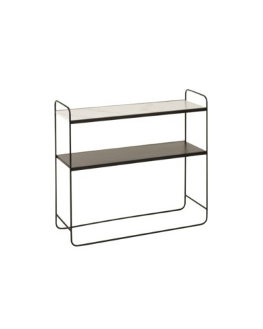 Console moderne en métal marbrée