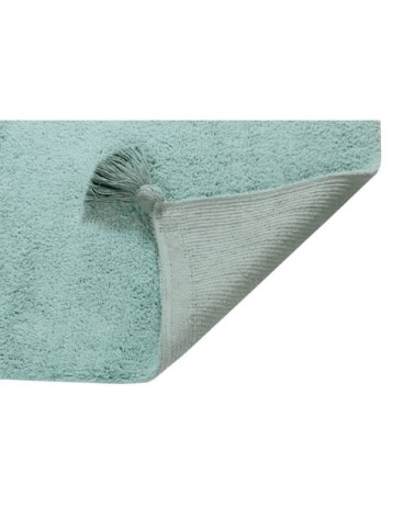 Tapis coton motif dégradé émeraude 120x160