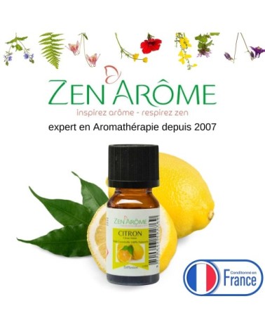 Huile essentielle citron 10ml