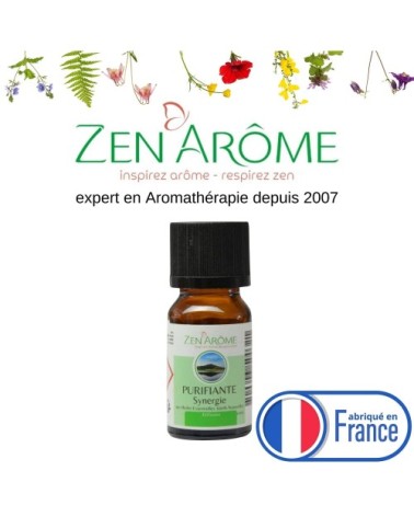 Synergie d'huiles essentielles Purifiante 100% naturelle - 10 ml
