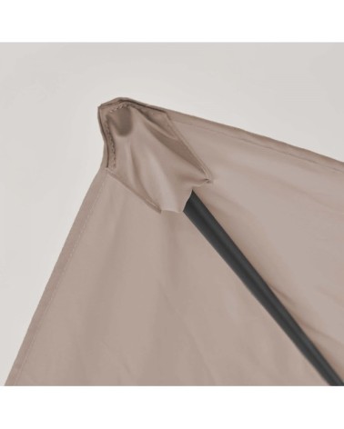Toile pour parasol déporté 4x3m taupe