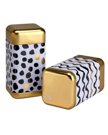 Petite boite vagues pour le thé contenance 200g