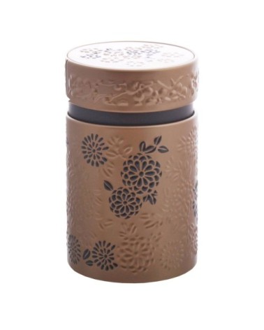 Petite boite or pour le thé contenance 150g