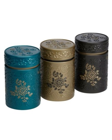 Petite boite or pour le thé contenance 150g