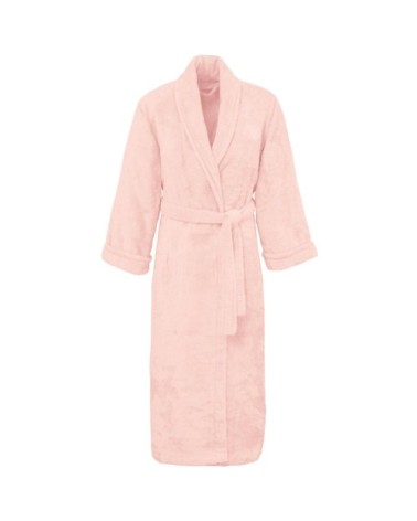 Peignoir col chale coton/modal Poudre S