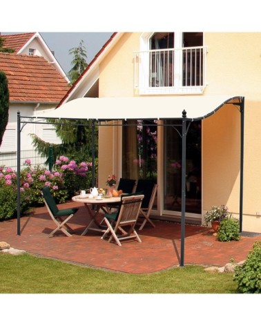 Pergola tonnelle de jardin crème