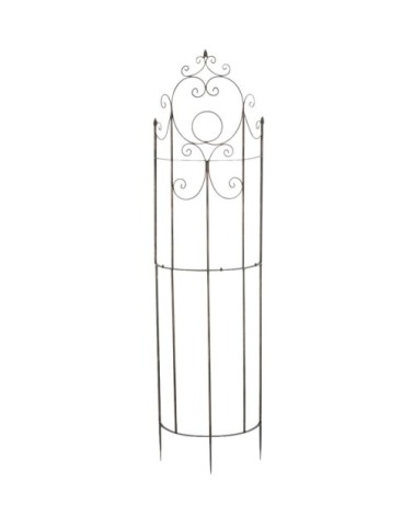 Tuteur pour plantes grimpantes en metall bronze