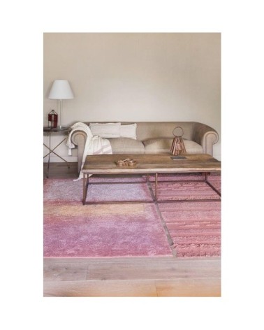 Tapis coton air canyon rose 140x200