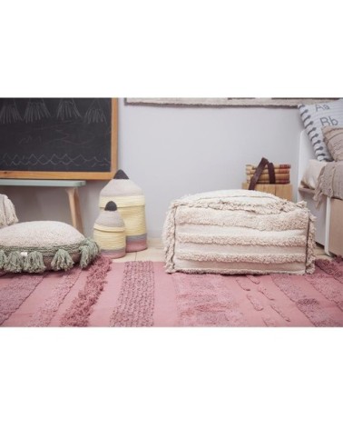 Tapis coton air canyon rose 140x200