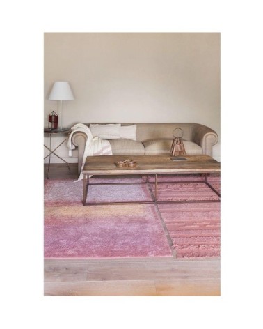 Tapis coton air canyon rose 170x240