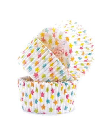 Caissettes pour cupcakes étoiles - Lot de 36