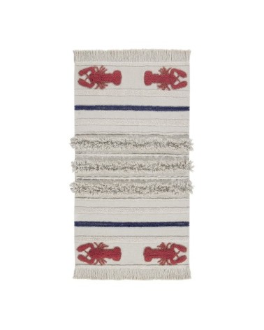 Tapis coton mini homard XS 80x140