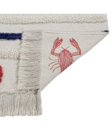 Tapis coton mini homard XS 80x140