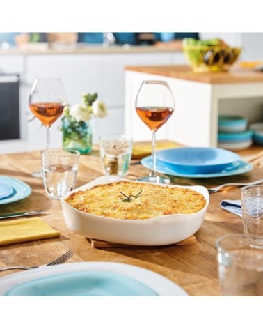 Plat carré Carine 250° 26x26cm