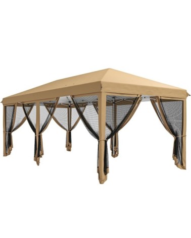 Tonnelle barnum pliant style colonial dim. 5,85l x 2,95l x 2,7h m