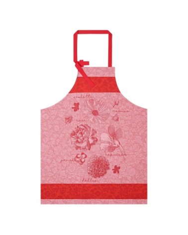 Tablier en coton fleur 90 x 96