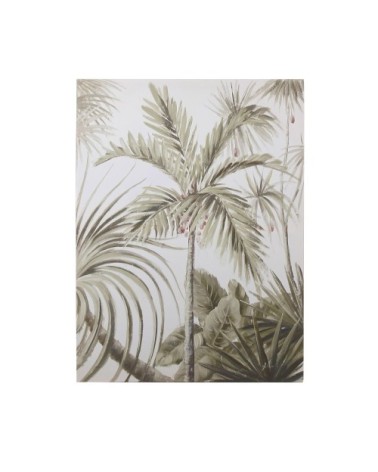 Toile imprimée palmiers 53x73cm