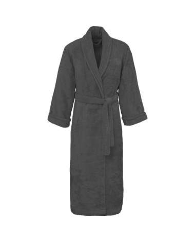 Peignoir col chale coton/modal Anthracite XL