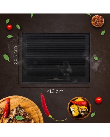 Plaque de Cuisson en fonte Anthracite