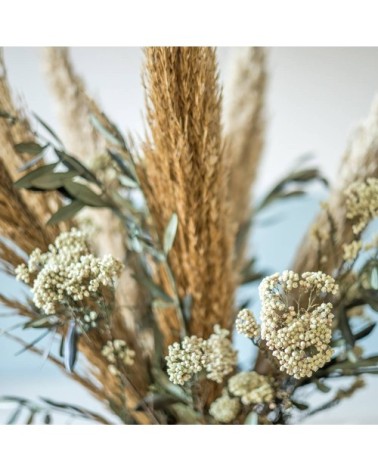 Bouquet de fleurs séchées naturel et champêtre