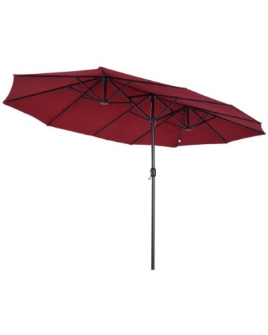 Grand parasol bordeaux