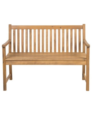 Banc de jardin en bois d'acacia certifié 120 cm