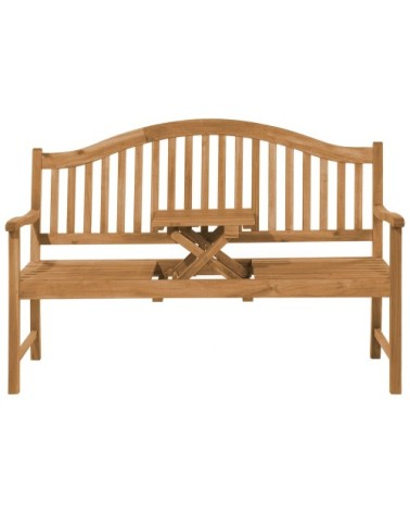 Banc de jardin en bois d'acacia 150 cm