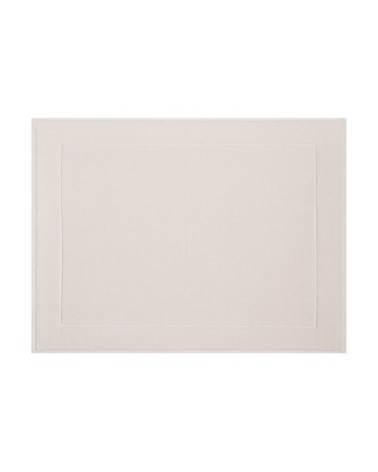 Tapis de bain en coton ivoire 60 x 80