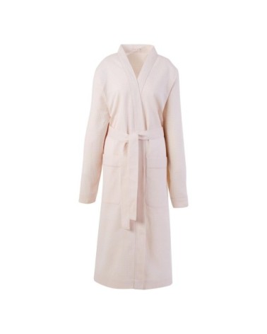 Peignoir en coton rose poupee XS