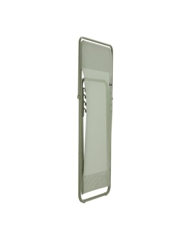 Lot de 2 transats jardin pliants multi-positions en acier vert