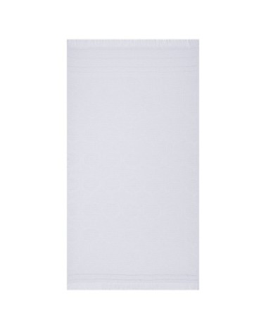 Serviette de bain en coton blanc 70 x 140
