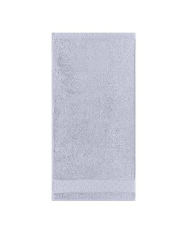 Serviette de bain en coton voile grisé 30 x 50