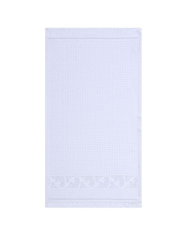 Serviette de bain en coton voile grise 50 x 100
