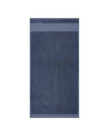 Serviette de bain en coton bleu orient 50 x 100
