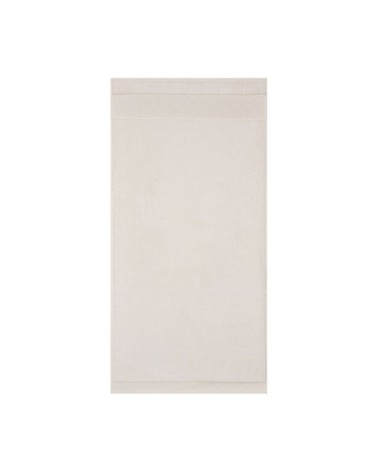 Serviette de bain en coton ivoire 30 x 50