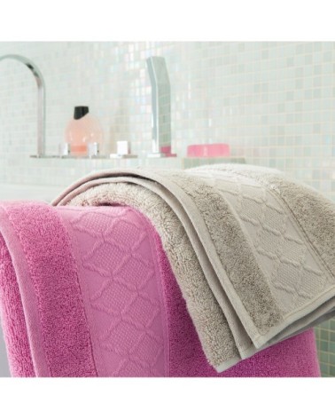 Serviette de bain en coton galet 30 x 50